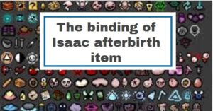 The binding of Isaac afterbirth item